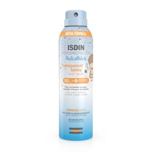 Isdin SPF 50+ fotoprotector pediatrics transparente spray wet skin250ml