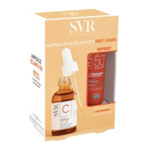 SVR AMPOULE VITAMINA C PACK + MINITALLA SUN SECURE BLUR SPF50