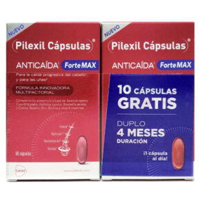 PILEXIL CÁPSULAS ANTICAIDA FORTE MAX DUPLO 4 MESES