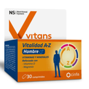 NS VITANS VITALIDAD A-Z HOMBRE 30 COMPRIMIDOS