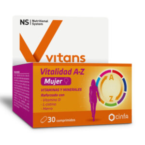 NS VITANS VITALIDAD A-Z MUJER 30 COMPRIMIDOS