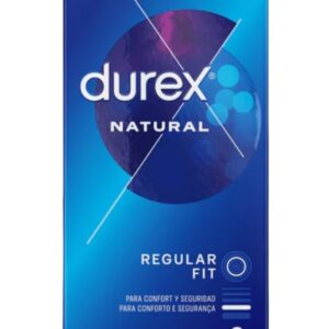 DUREX NATURAL REGULAR FIT PRESERVATIVOS 6 UNIDADES