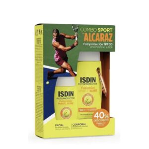 ISDIN PACK BY ALCARAZ FUSIÓN WATER + FUSIÓN GEL SPORT 40%DTO